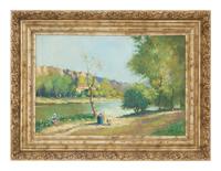 Women Resting near a River