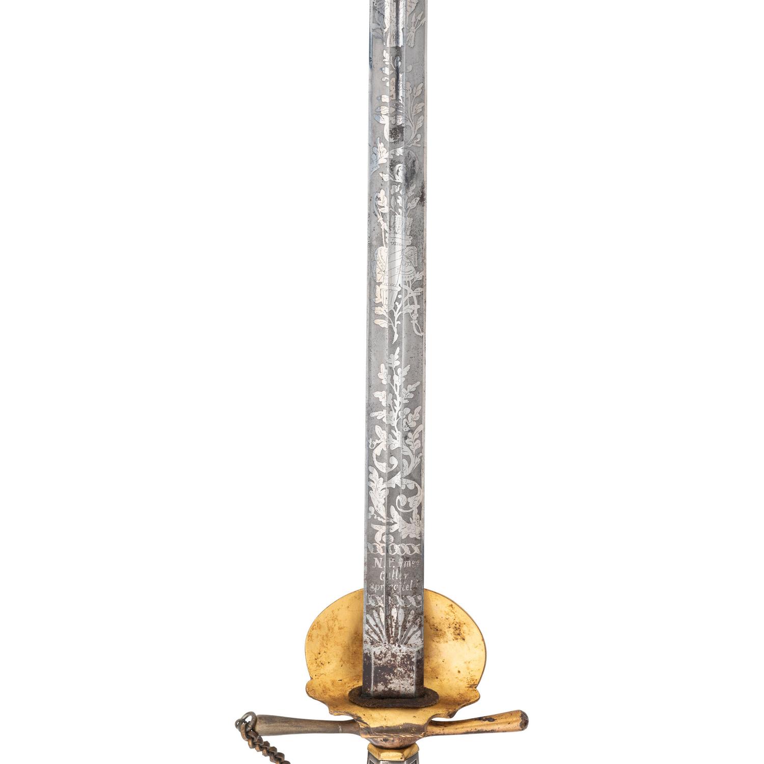 Ames Mexican War Presentation Sword of Lt. John Higgins - 1st Massachusetts Infantry