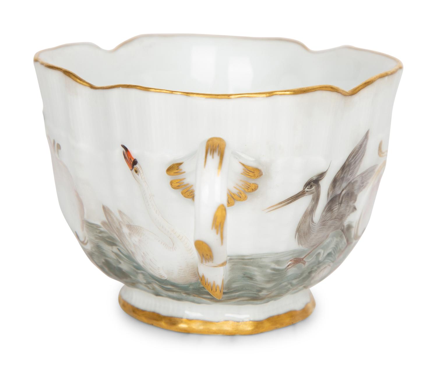 A Meissen "Swan" Teacup and Saucer — 19TH/20TH CENTURY