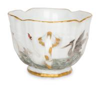A Meissen "Swan" Teacup and Saucer — 19TH/20TH CENTURY
