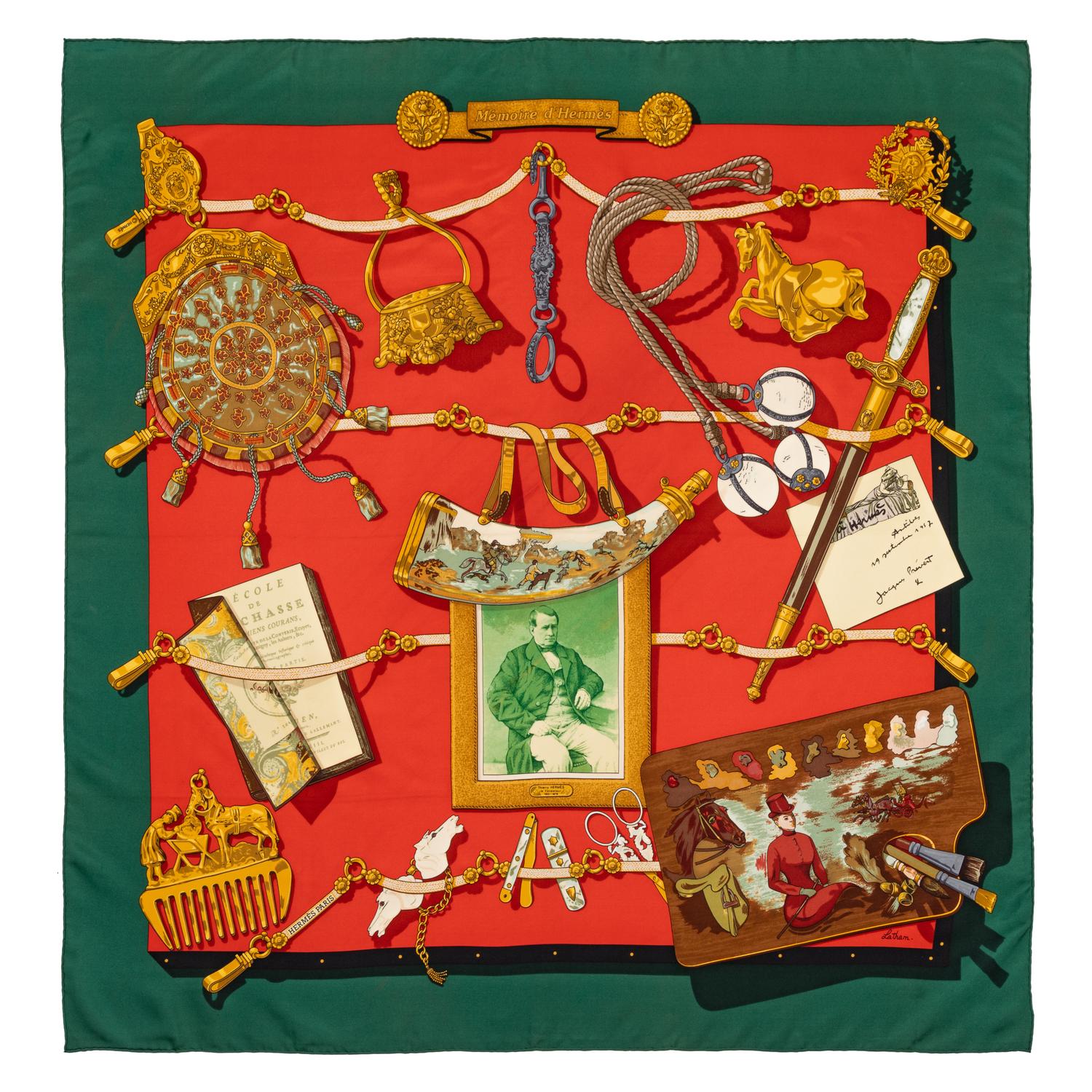 Hermès 90cm Silk Scarf
