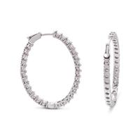 DIAMOND HOOP EARRINGS