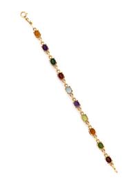 MULTIGEM AND YELLOW GOLD BRACELET
