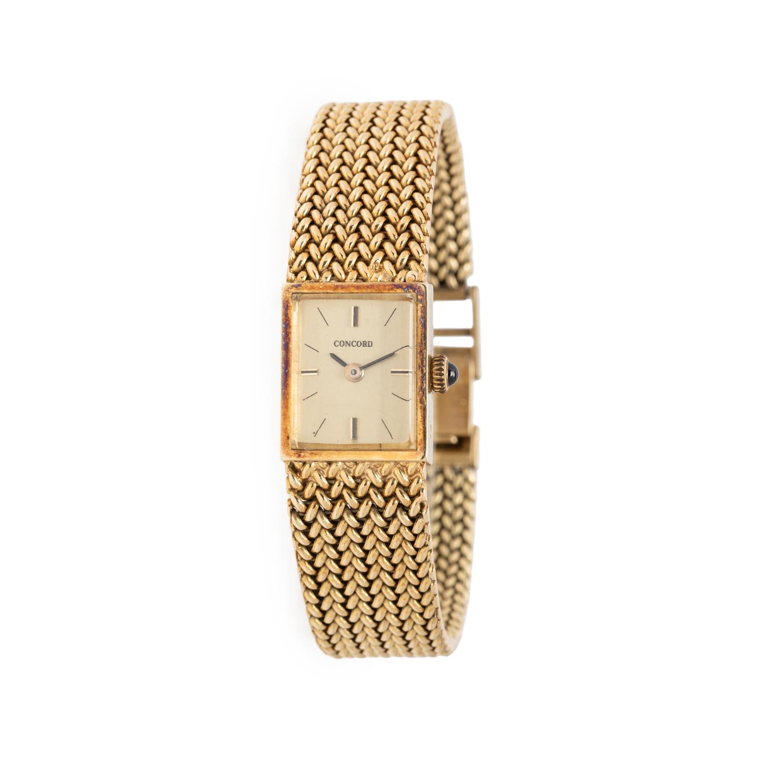 CONCORD, YELLOW GOLD WATCH