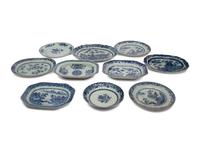 Ten Chinese Export Porcelain Platters