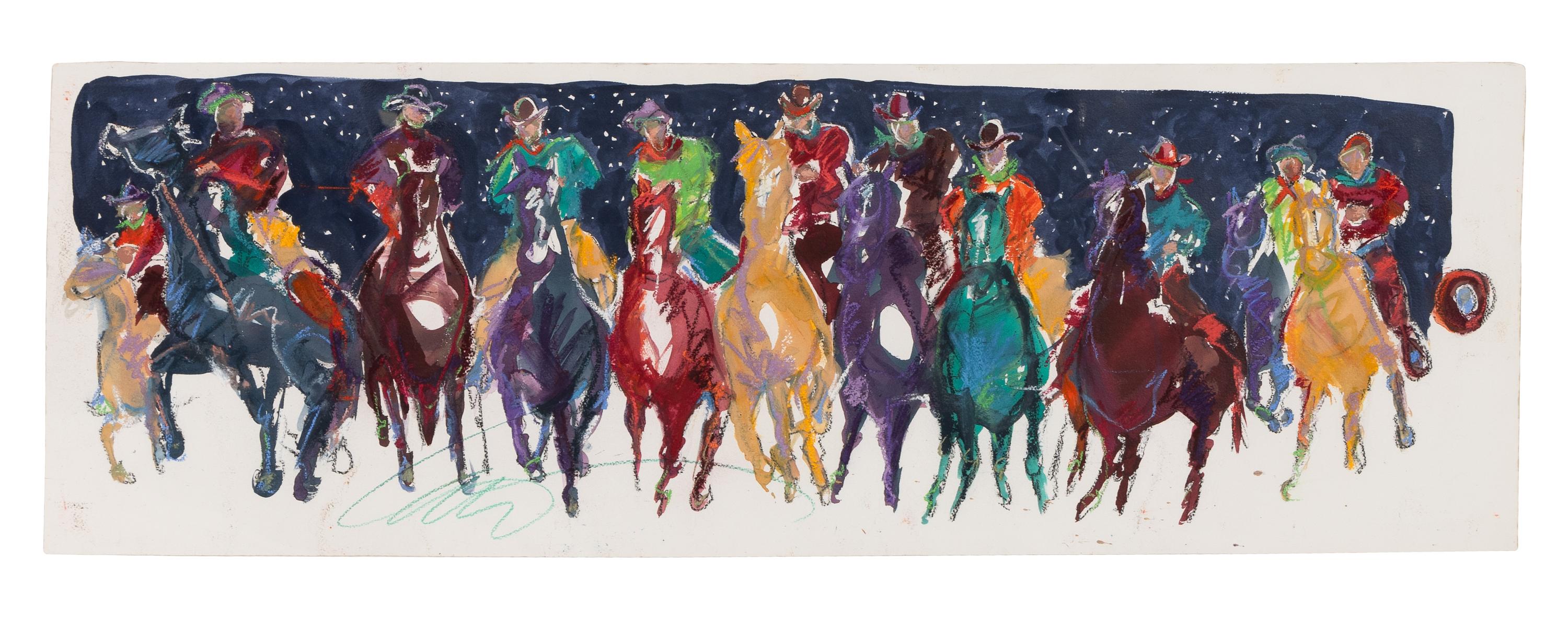 Carrie Fell (American, b. 1962) — A Ride in the Night