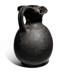 An Etruscan Bucchero Oinochoe