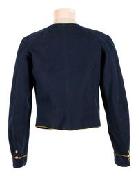 [CIVIL WAR]. Union cavalryman's shell jacket identified to bugler Private William Bopp, Co. E, 2nd Missouri State Militia Cavalry.