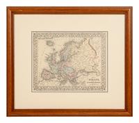 A group of 14 19th and 20th century maps, comprising: