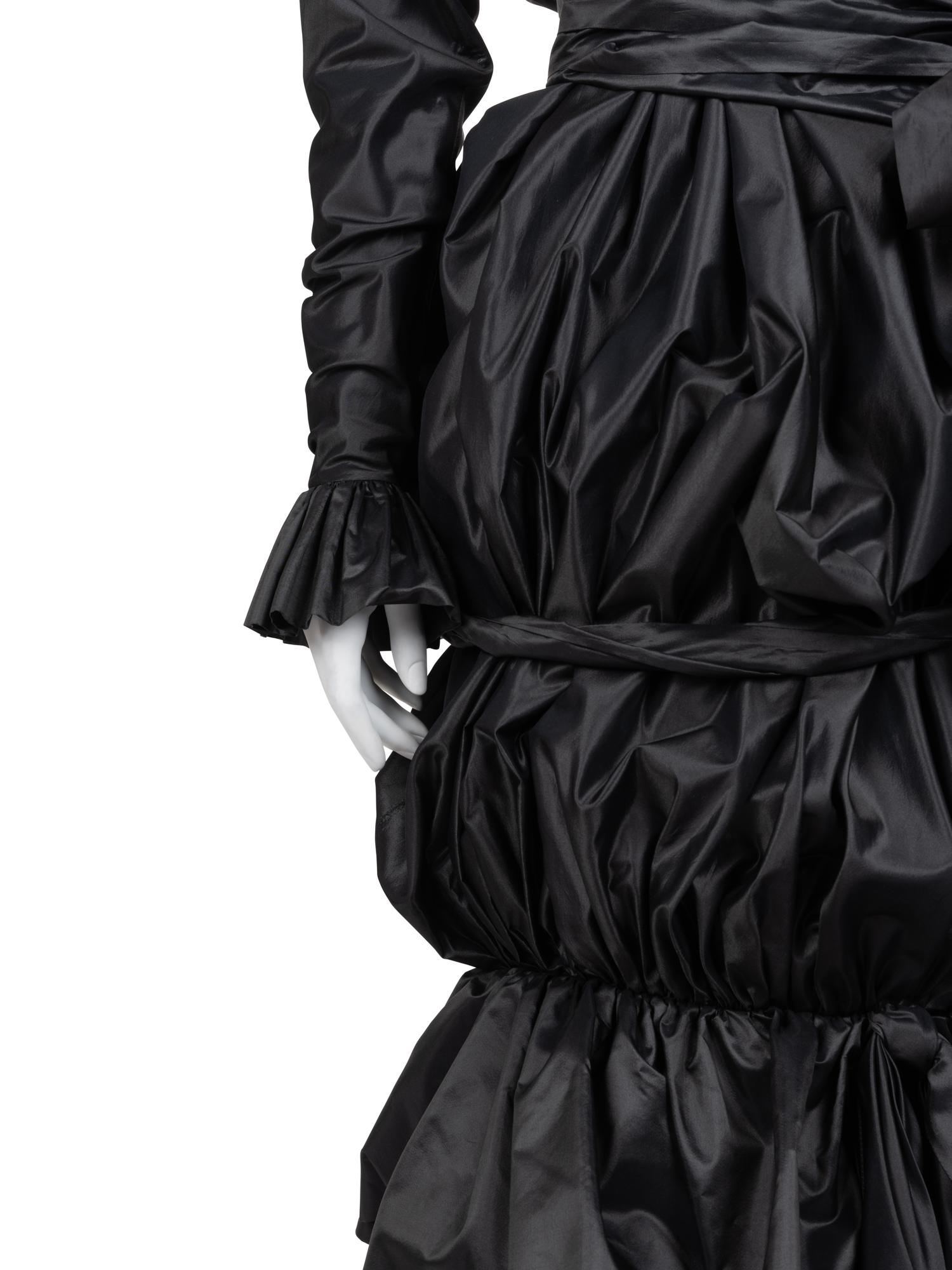 Yves Saint Laurent Haute Couture Bubble Dress and Tiered Skirt, 1980-90s