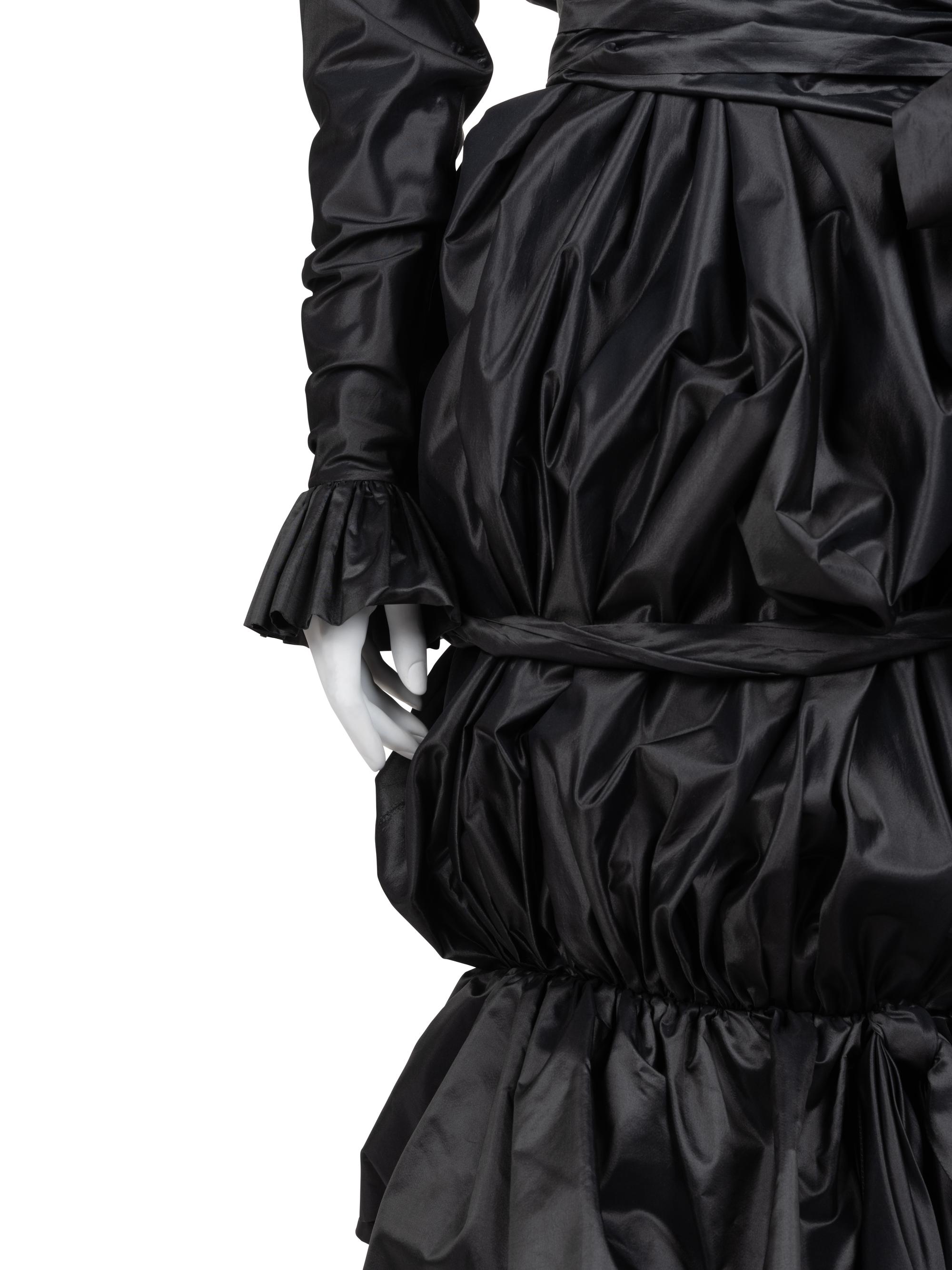 Yves Saint Laurent Haute Couture Bubble Dress and Tiered Skirt, 1980-90s