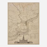[American Revolution] Faden, William A Plan of the City and Environs of Philadelphia...