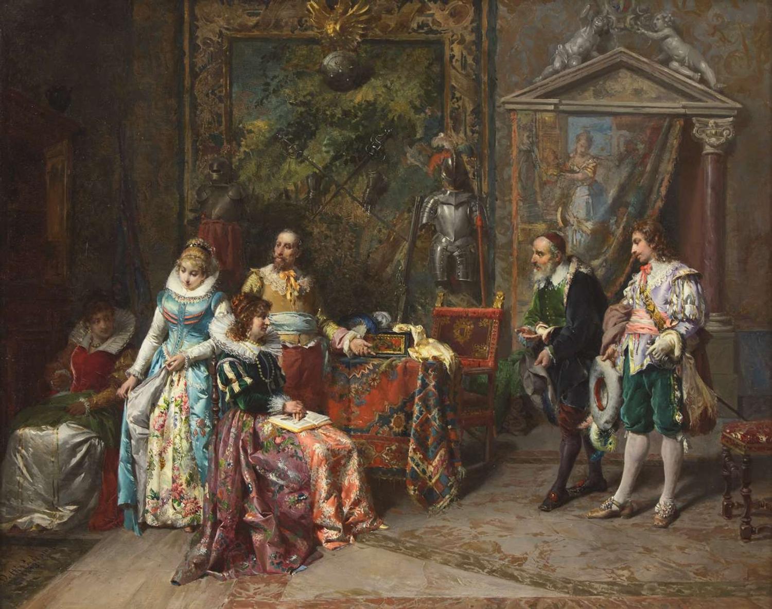 Cesare Augusto Detti (Italian, 1847-1914) - The Introduction