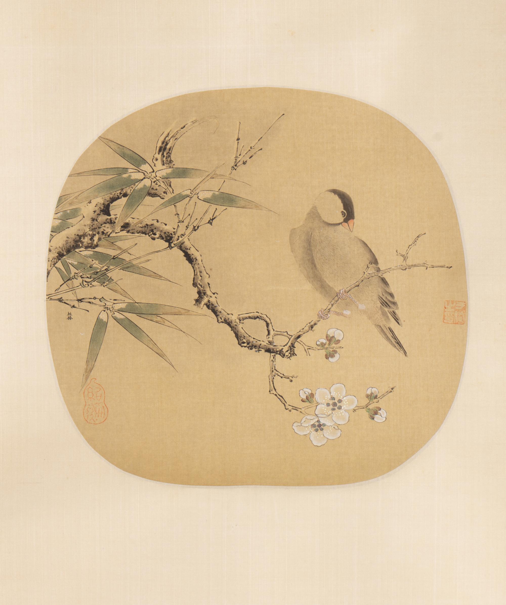 Three Chinese Prints Depicting Birds 精印花鳥立軸三幅