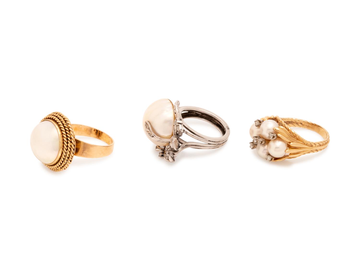 A Collection of Gold Jewelry,