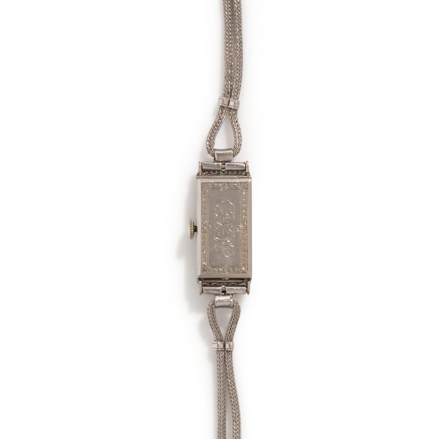 ART DECO, DIAMOND WATCH
