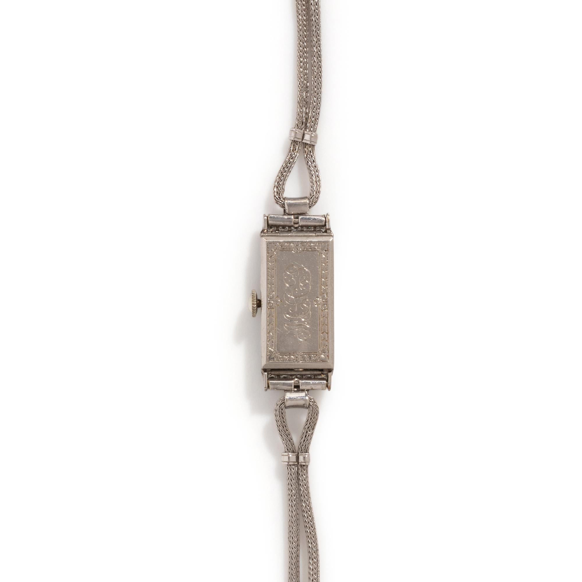 ART DECO, DIAMOND WATCH