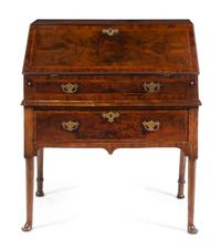 A George II Mahogany Writing Desk Height 41 x width 37 x depth 21 inches. — 18TH CENTURY