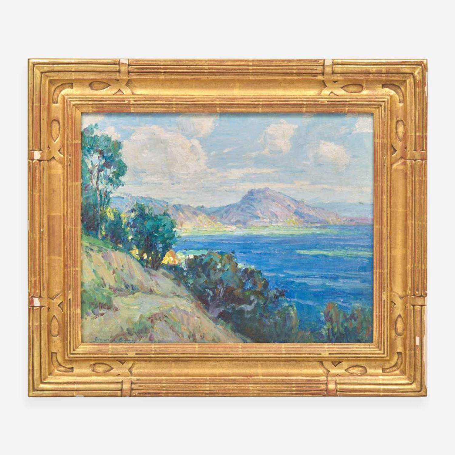 Benjamin Chambers Brown (American, 1865-1942) Blue Sea, Laguna Beach