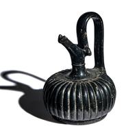 An Apulian Black-Glazed Epichysis