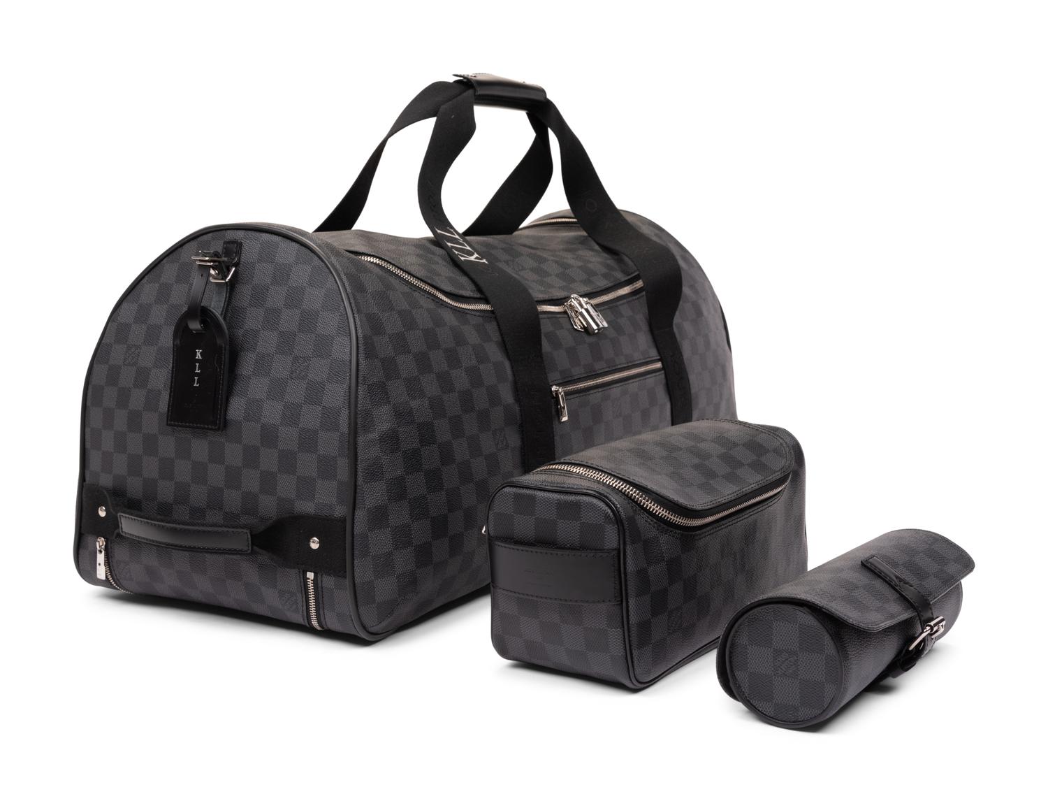 Louis Vuitton Néo Éole Damier Graphite Coated Canvas Rolling Bag with Travel Bag, 2017-2018