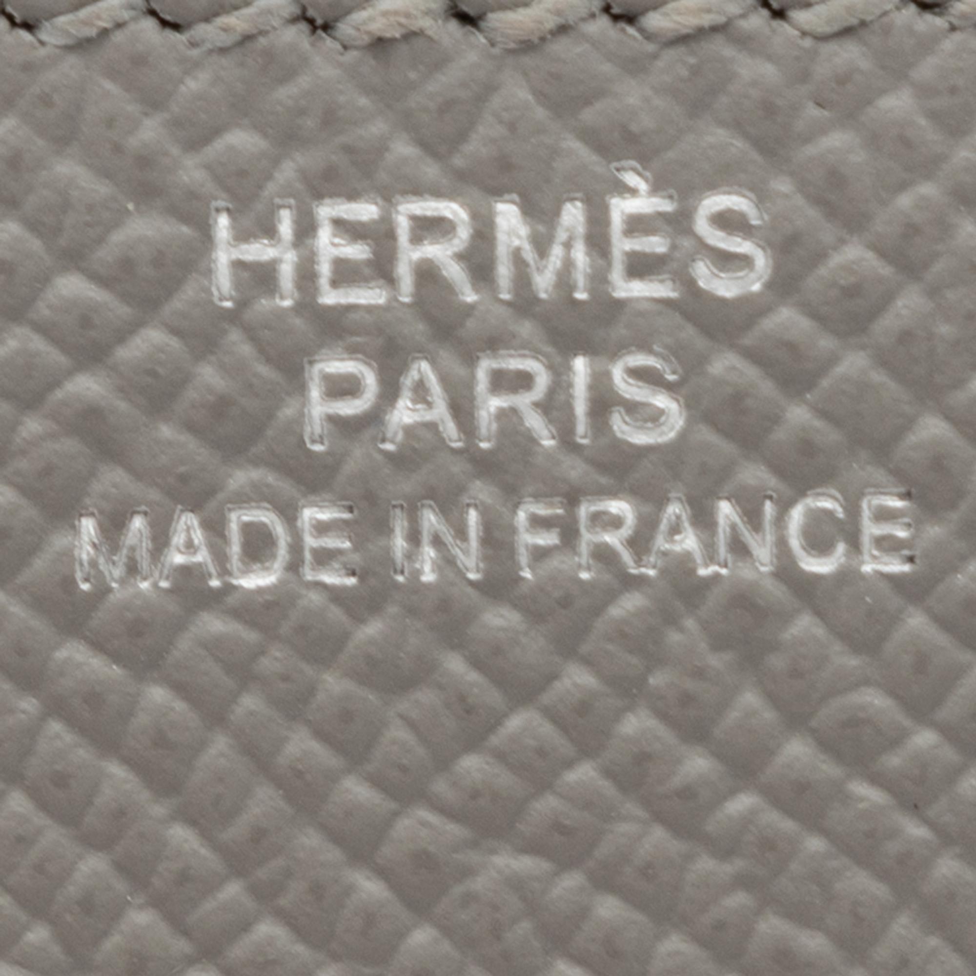 Hermès, Mini Constance 18 in Gris Mouette Epsom
