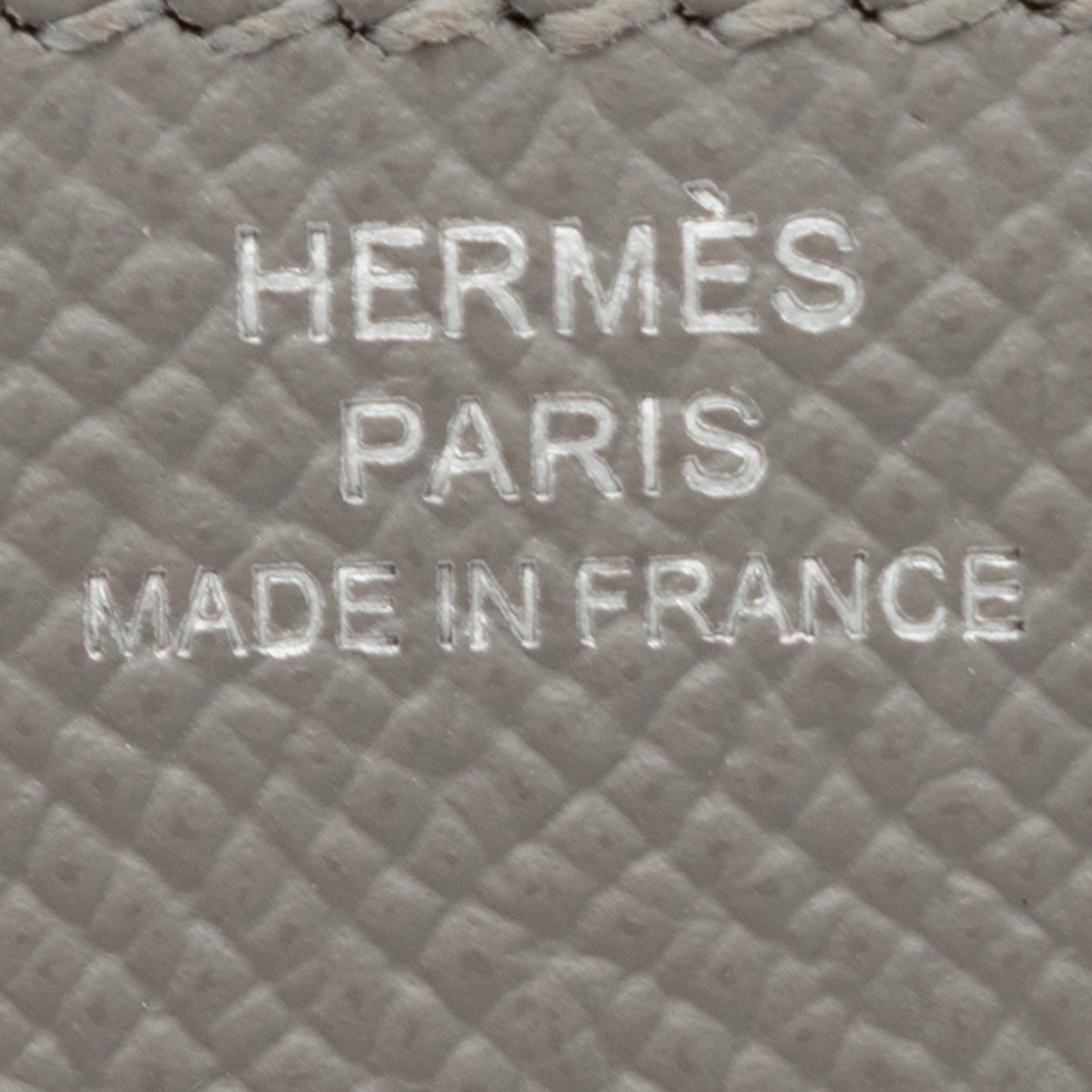 Hermès, Mini Constance 18 in Gris Mouette Epsom