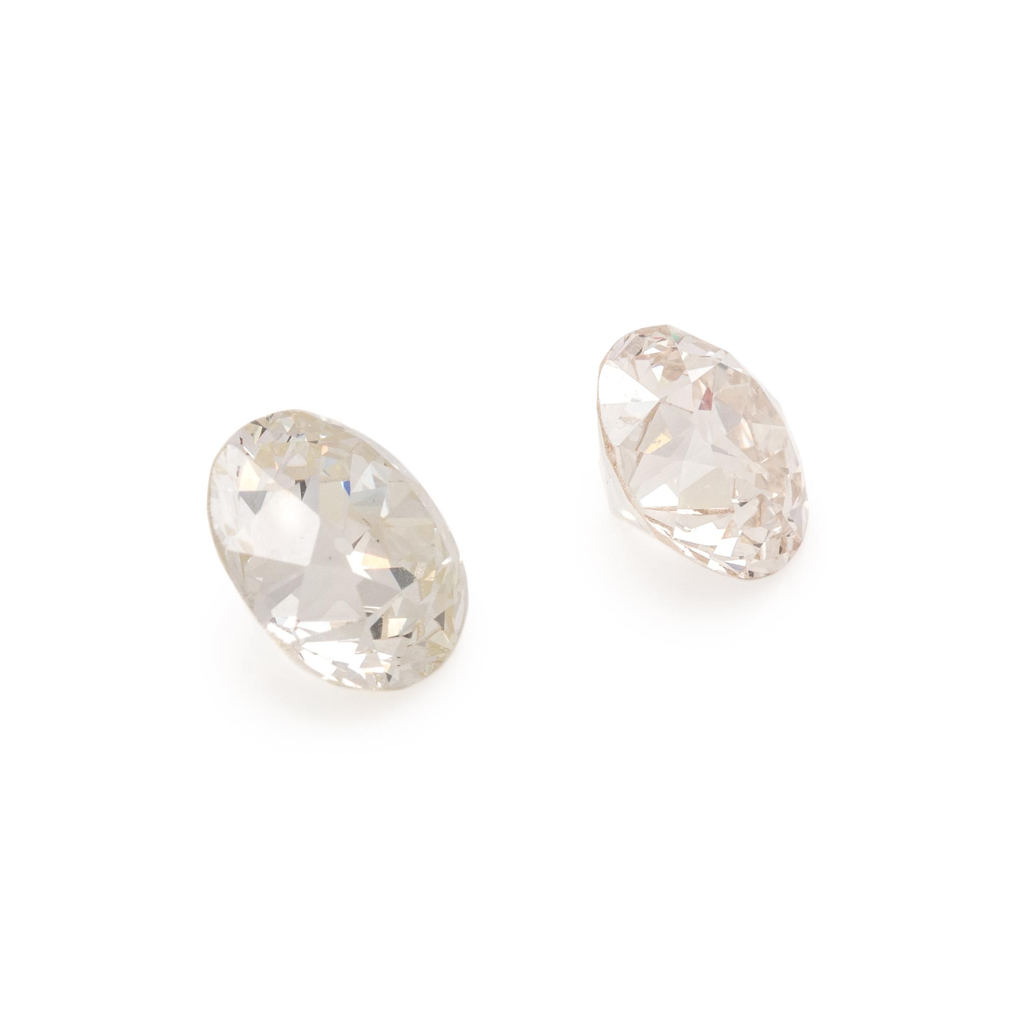 TWO OLD EUROPEAN CUT DIAMONDS