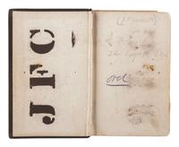 [CIVIL WAR]. Archive of items related to Elisha Hunt RHODES (1842-1917), 2nd Rhode Island Volunteer Infantry, incl. diary pages, battlefield map, and tactic manual for US Colored Troops.