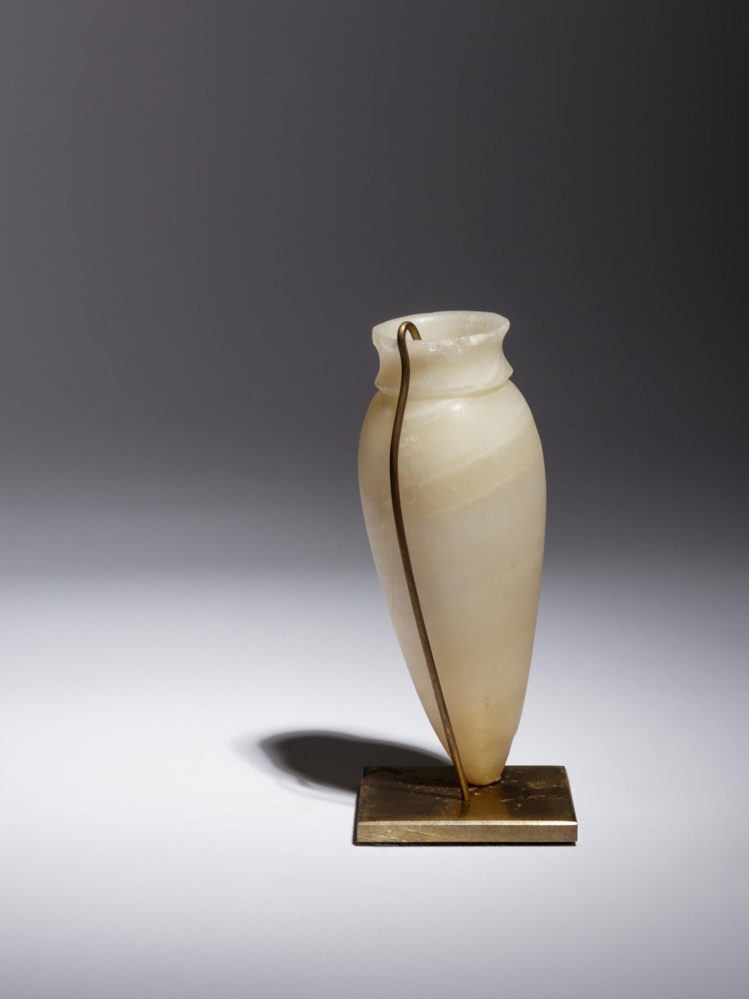 An Egyptian Alabaster Vessel