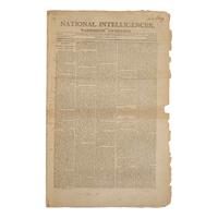 [Louisiana Purchase] Report Regarding the Louisiana Purchase in the National Intelligencer, and Washington Advertiser