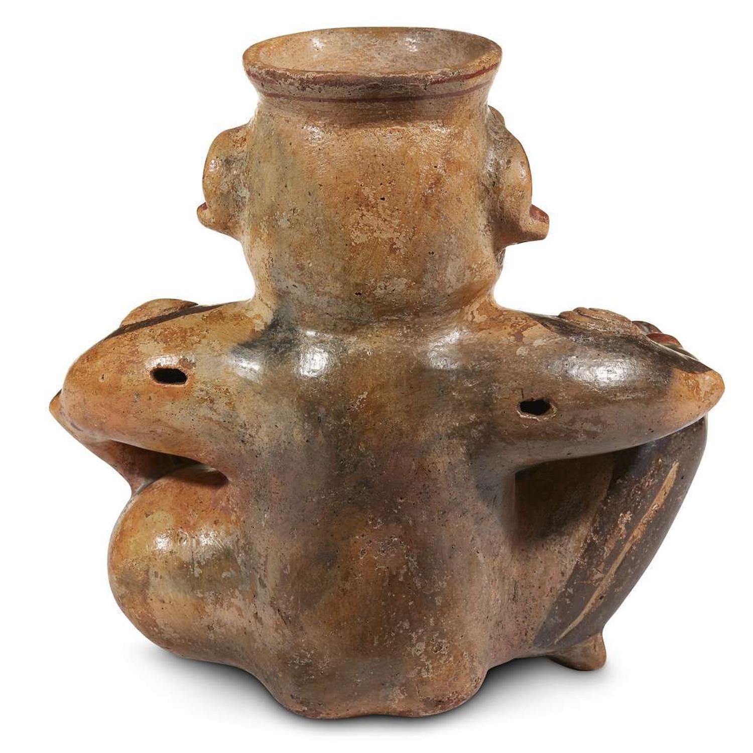 GUANACASTE-NICOYA FIGURAL VESSEL 1000-1350 AD