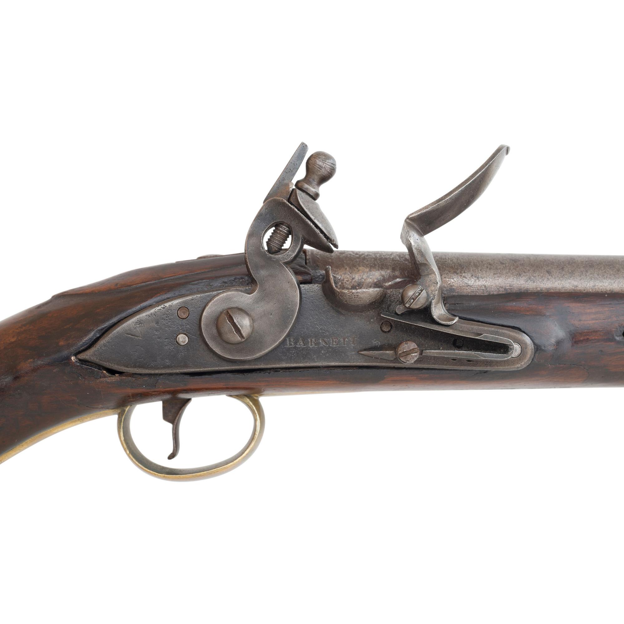 Rack Numbered Barnett Contract British Carbine Bore Land Pattern Flintlock Pistol