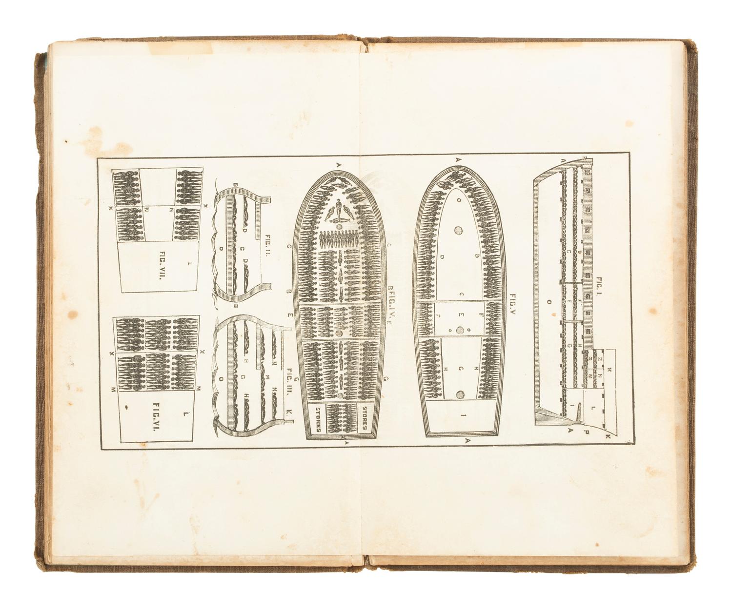 [ABOLITION]. An Abstract of the Evidence Delivered...for the abolition of the slave trade . Cincinnati, 1855.