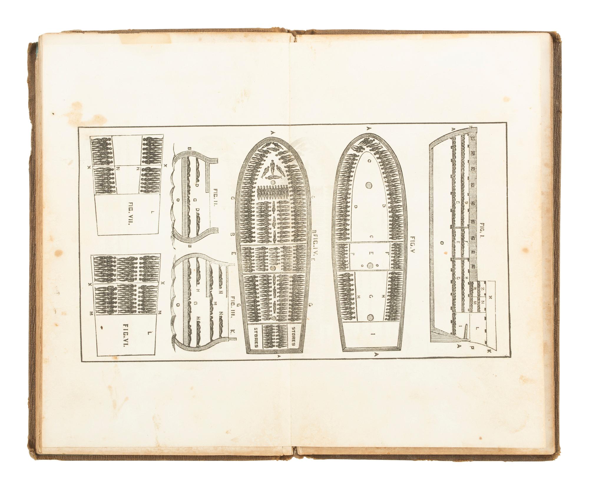 [ABOLITION]. An Abstract of the Evidence Delivered...for the abolition of the slave trade . Cincinnati, 1855.