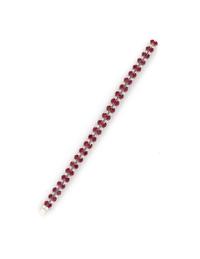 BURMESE RUBY AND DIAMOND BRACELET