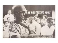 [CIVIL RIGHTS - SNCC] LYON, Danny, photographer. Is He Protecting You? Atlanta, GA: Lincoln Lithograph Company, [ca 1963-1964].