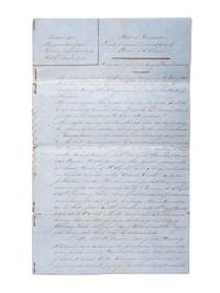 [SLAVERY & ABOLITION]. Manuscript "Process Verbal of Sale" of the late George Rixner, incl. list of 45 enslaved African Americans. St. Charles Parish, LA,1 March 1856.