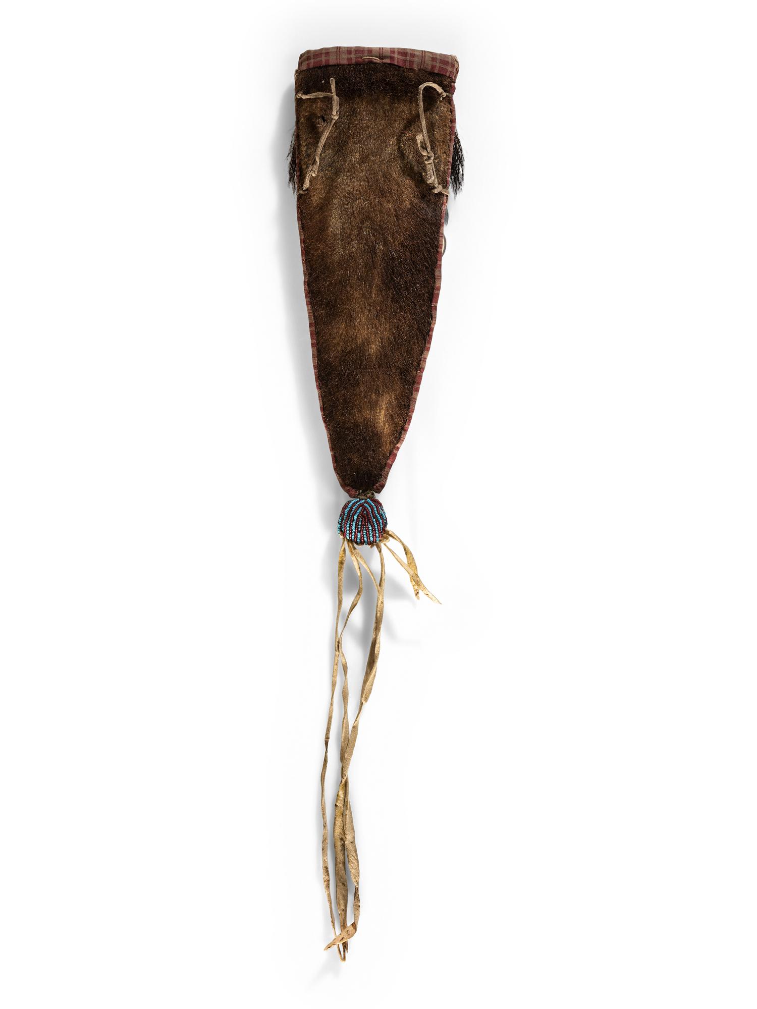 Athapaskan Beaded Hide Dag Knife Sheath