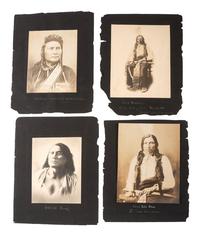[NATIVE AMERICANS]. BARRY, David F. (1854-1934), photographer. A collection of 51 photographs of Native American subjects, George Armstrong Custer, and personalities and places associated with the Battle of Little Bighorn.