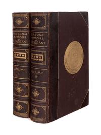 GRANT, Ulysses S. (1822-1885). Personal Memoirs of U.S. Grant. New York: Charles L. Webster & Company, 1885-1886.