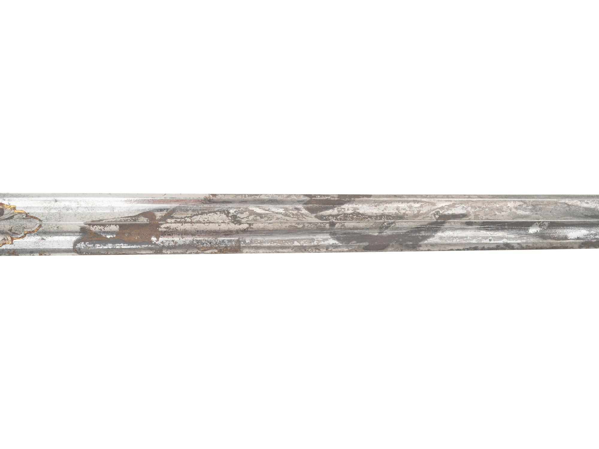 [CIVIL WAR]. Sword, war-date photograph, medical officer's sash, belt and buckle identified to Surgeon William J. McDermott, New York.
