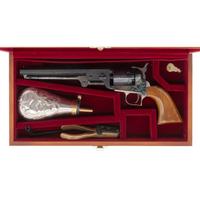 Cased Lyman Replica Colt 1851 Square Back Navy Percussion Revolver with Accessories