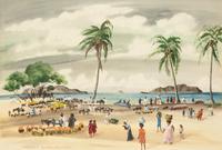 Market Place, Port de la Cruz, 1945