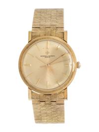 VACHERON & CONSTANTIN, REF. 6406 YELLOW GOLD WRISTWATCH
