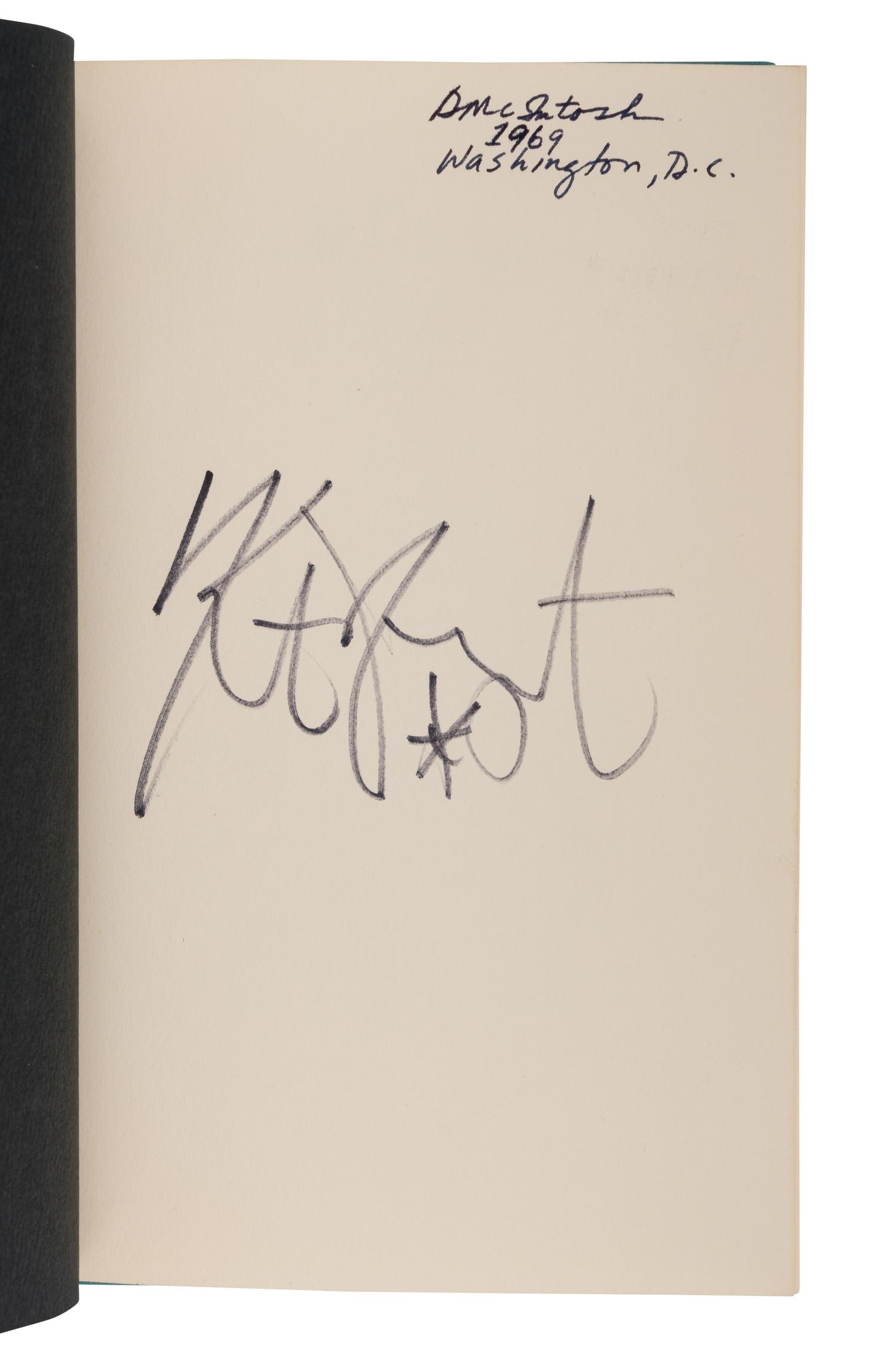 VONNEGUT, Kurt, Jr. (1922-2007). Slaughterhouse-Five or The Children's Crusade . New York: Seymour Lawrence Delacorte Press, 1969.
