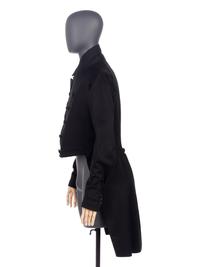 Men's Rare 19th Century Wool Jacket with Tails, 1840s