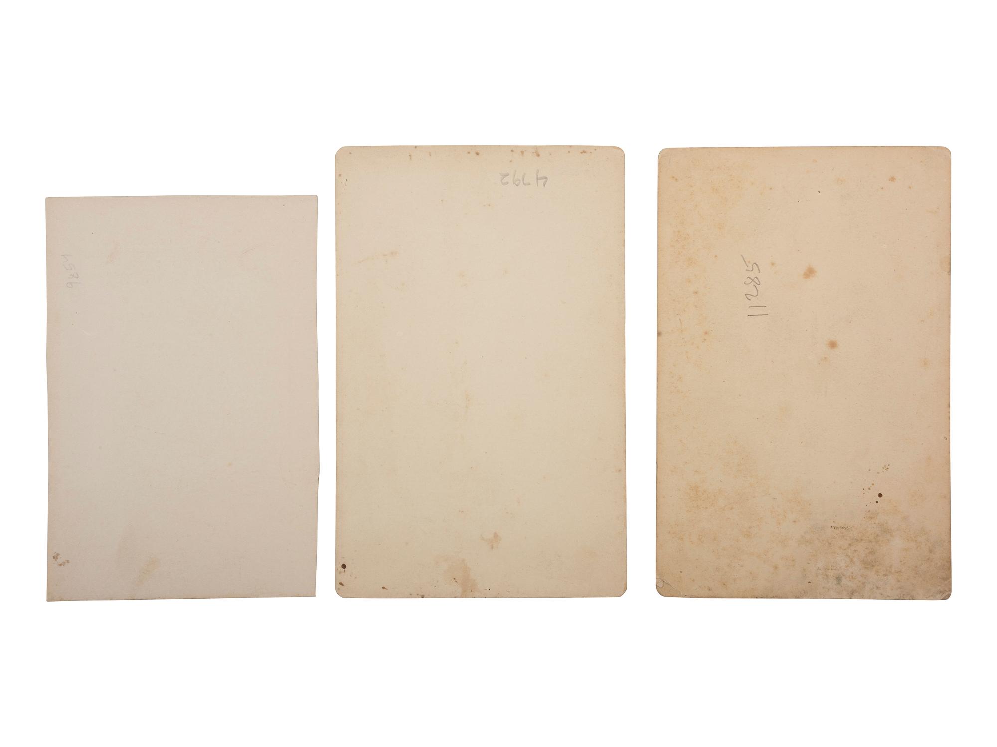 [CODY, William F. "Buffalo Bill" (1846-1917)]. A group of 3 photographs, comprising: