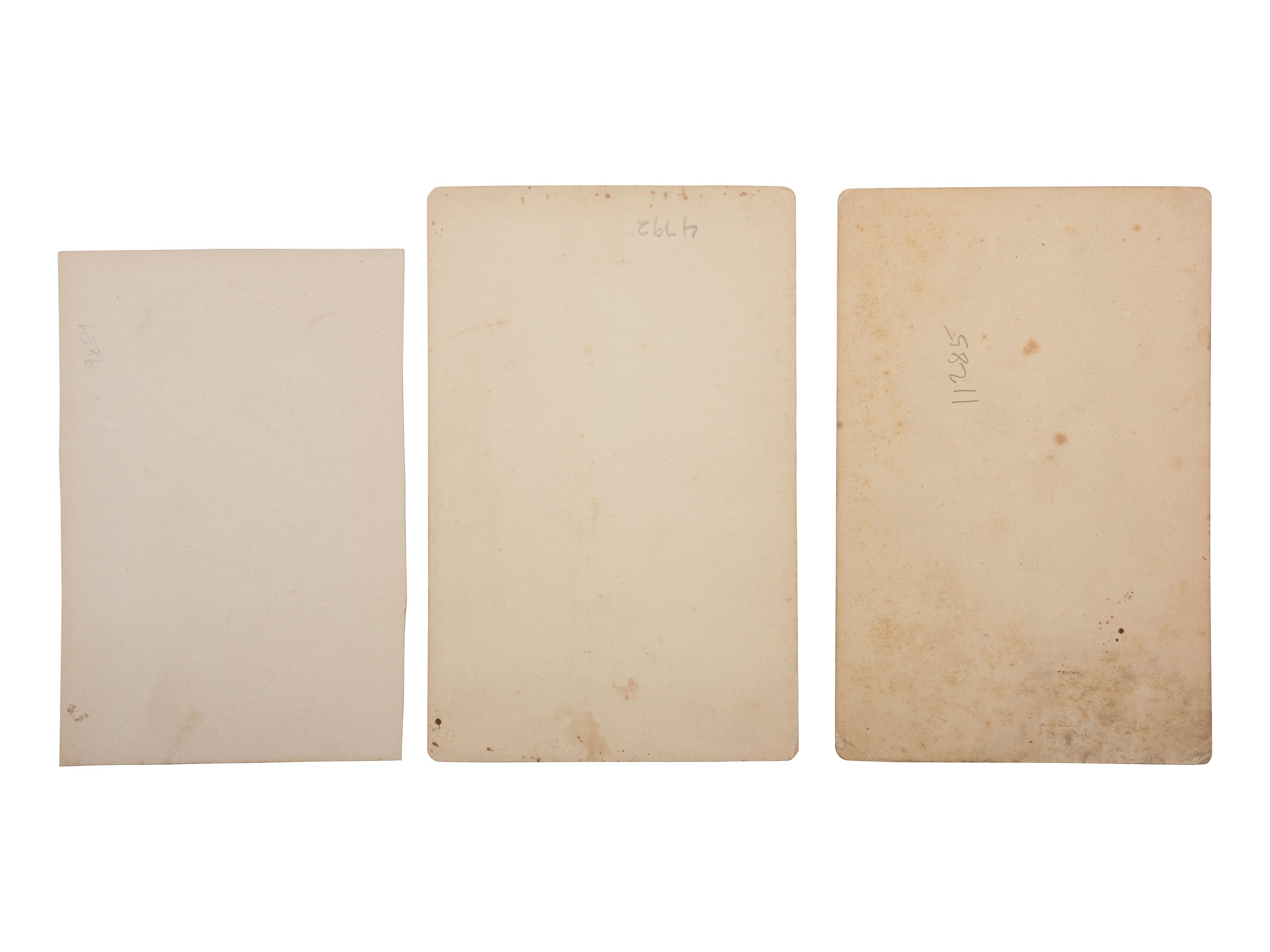 [CODY, William F. "Buffalo Bill" (1846-1917)]. A group of 3 photographs, comprising: