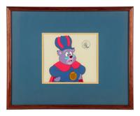 Production cel from the 1985 Walt Disney television series, "Adventures of the Gummi Bears" depicting Zummi.